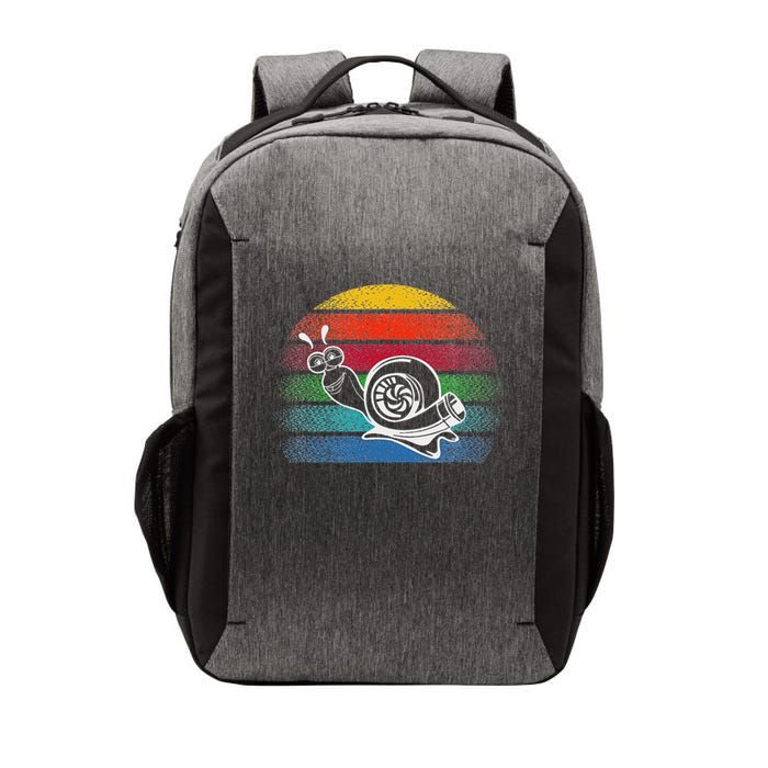 Turbo Snail Boost Racing Team Car Engine Steam Punk Style Vector Backpack