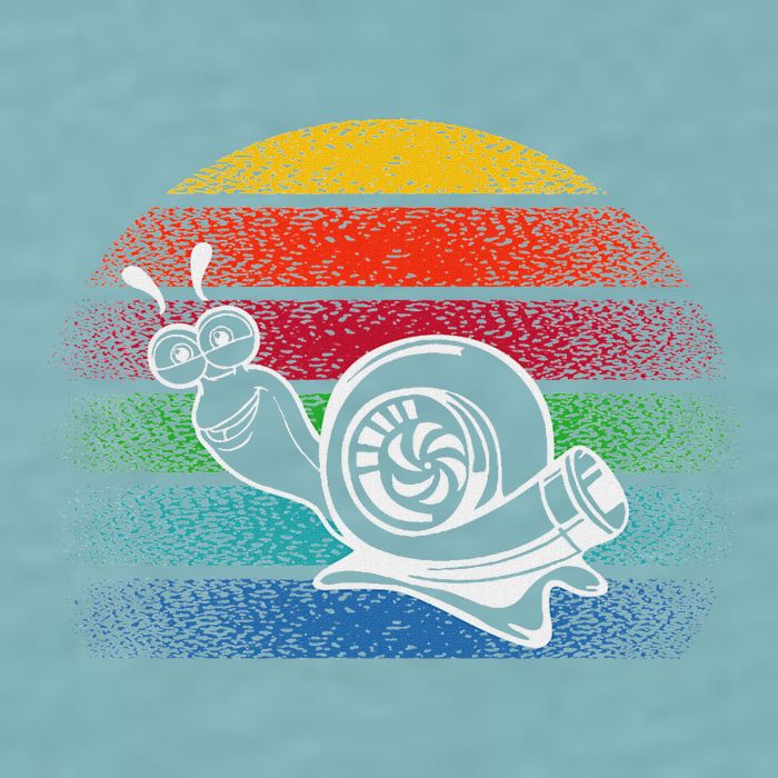 Turbo Snail Boost Racing Team Car Engine Steam Punk Style Sueded Cloud Jersey T-Shirt