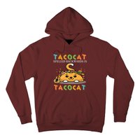 Tacocat Spelled Backward Is Tacocat Love Cat And Taco Hoodie