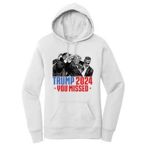 Trump Shot Bulletproof Bloody Ear Bleeding Butler Pa Trump Women's Pullover Hoodie