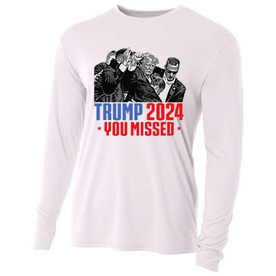 Trump Shot Bulletproof Bloody Ear Bleeding Butler Pa Trump Cooling Performance Long Sleeve Crew