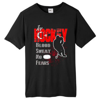 Turkey Supporter Blood Sweat No Fears Ice Hockey Meaningful Gift Tall Fusion ChromaSoft Performance T-Shirt