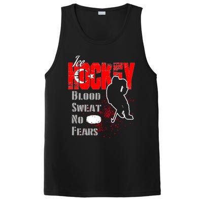 Turkey Supporter Blood Sweat No Fears Ice Hockey Meaningful Gift PosiCharge Competitor Tank