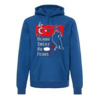 Turkey Supporter Blood Sweat No Fears Ice Hockey Meaningful Gift Premium Hoodie