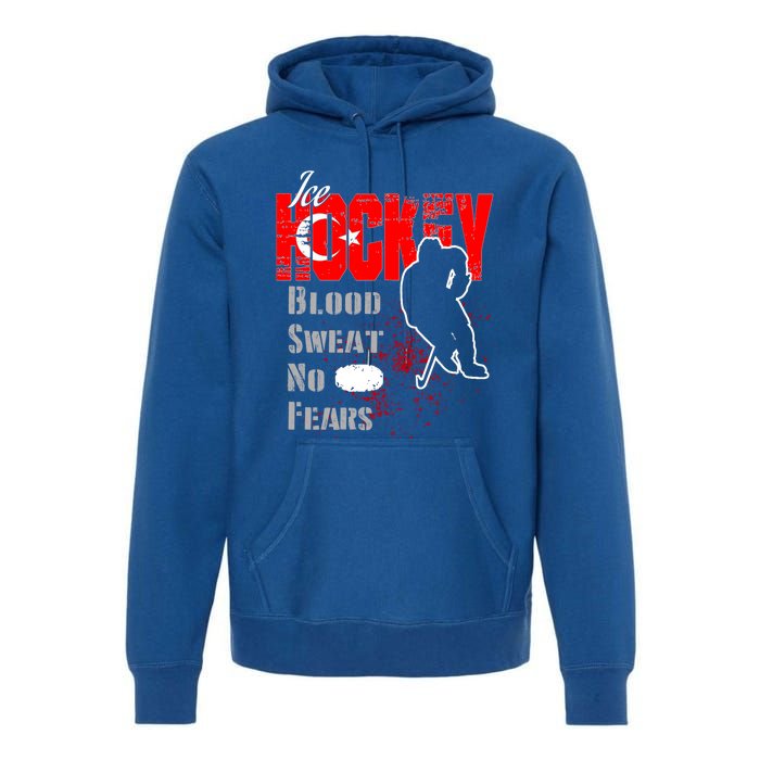 Turkey Supporter Blood Sweat No Fears Ice Hockey Meaningful Gift Premium Hoodie