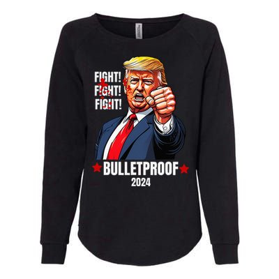 Trump Shot Bulletproof Bloody Ear Bleeding Butler Pa Trump Womens California Wash Sweatshirt