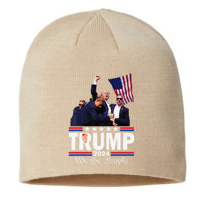 Trump Shot Bulletproof Bloody Ear Bleeding Butler Pa Trump Sustainable Beanie