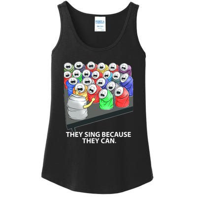 They Sing Because They Can Funny Music Ladies Essential Tank