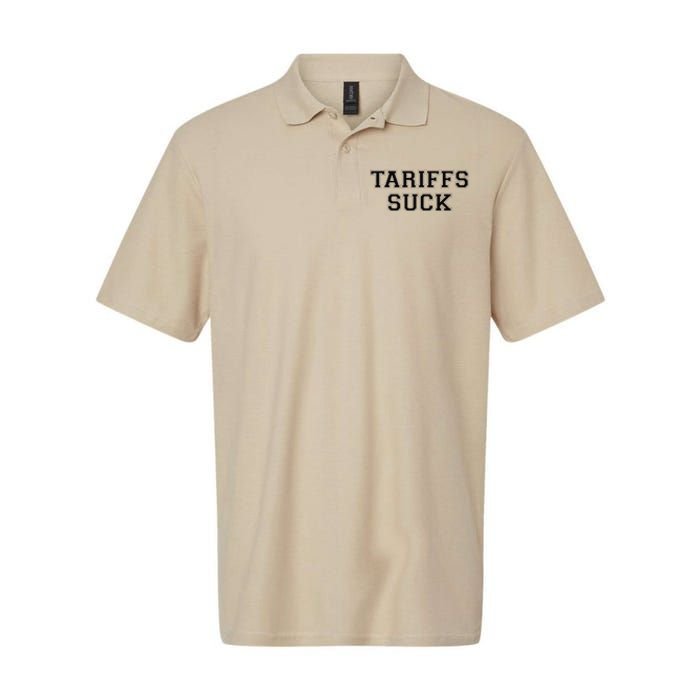 Tariffs Suck Bad Economic Policy Political Protest Softstyle Adult Sport Polo