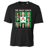 The Shady Bunch Pelosi Biden Obama Kamala Ugly Christmas Cooling Performance Crew T-Shirt