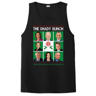 The Shady Bunch Pelosi Biden Obama Kamala Ugly Christmas PosiCharge Competitor Tank