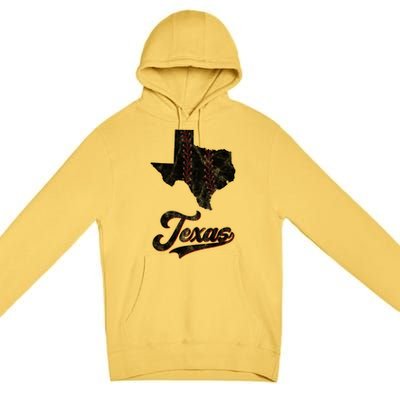 Texas State Baseball Lover Premium Pullover Hoodie