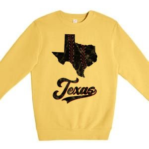 Texas State Baseball Lover Premium Crewneck Sweatshirt