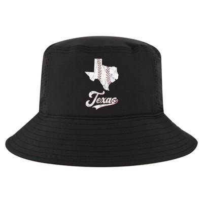 Texas State Baseball Lover Cool Comfort Performance Bucket Hat