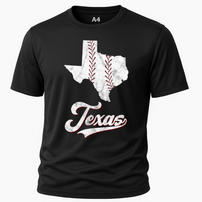 Texas State Baseball Lover Cooling Performance Crew T-Shirt