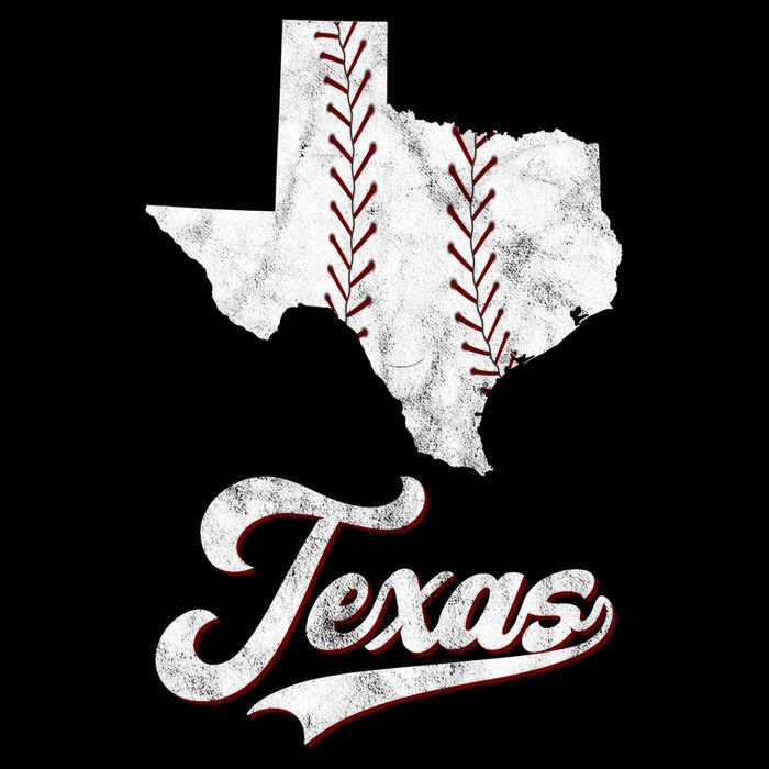 Texas State Baseball Lover Cooling Performance Crew T-Shirt
