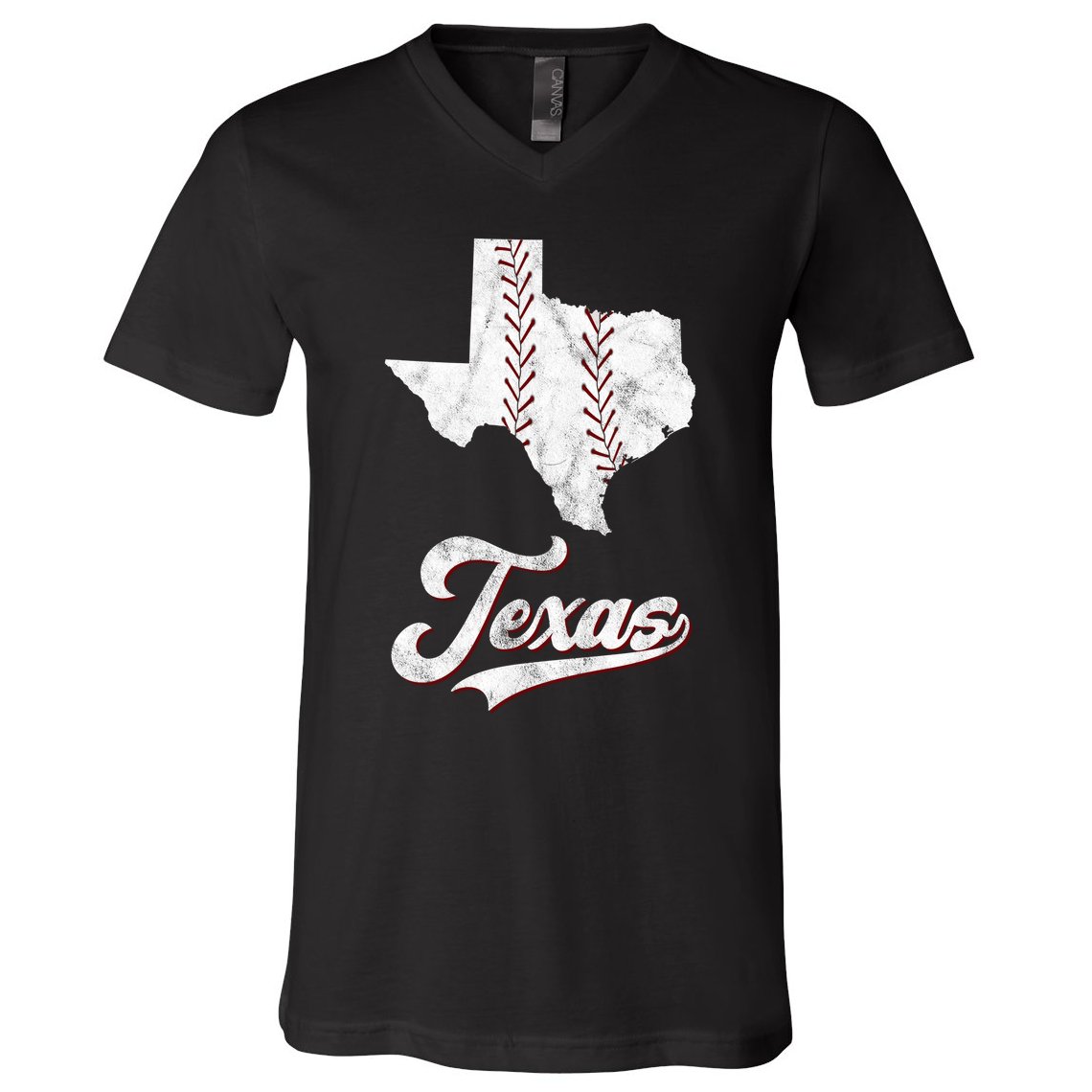 Texas State Baseball Lover V-Neck T-Shirt