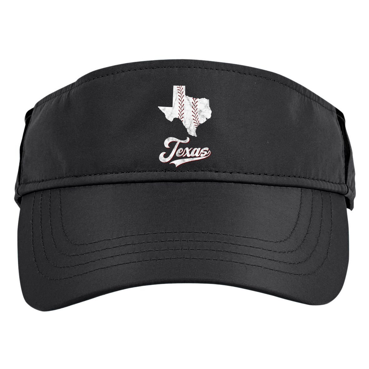 Texas State Baseball Lover Adult Drive Performance Visor