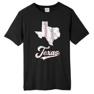 Texas State Baseball Lover Tall Fusion ChromaSoft Performance T-Shirt