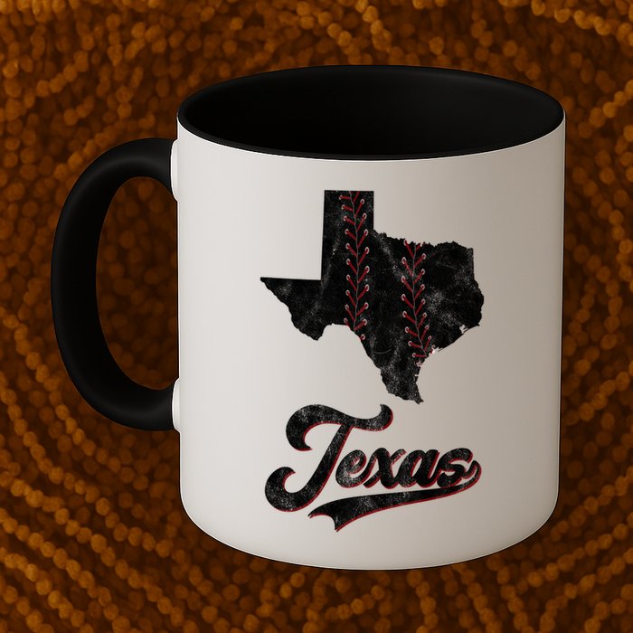 Texas State Baseball Lover Mug