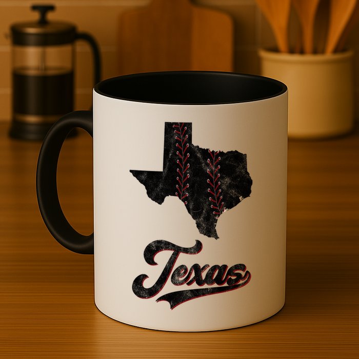Texas State Baseball Lover Mug