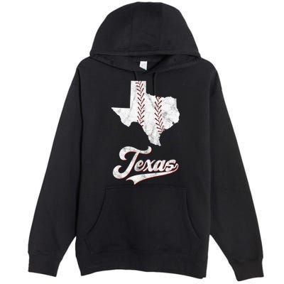 Texas State Baseball Lover Premium Pullover Hoodie