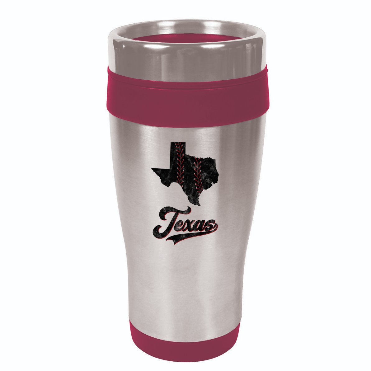 Texas State Baseball Lover 16oz Travel Tumbler