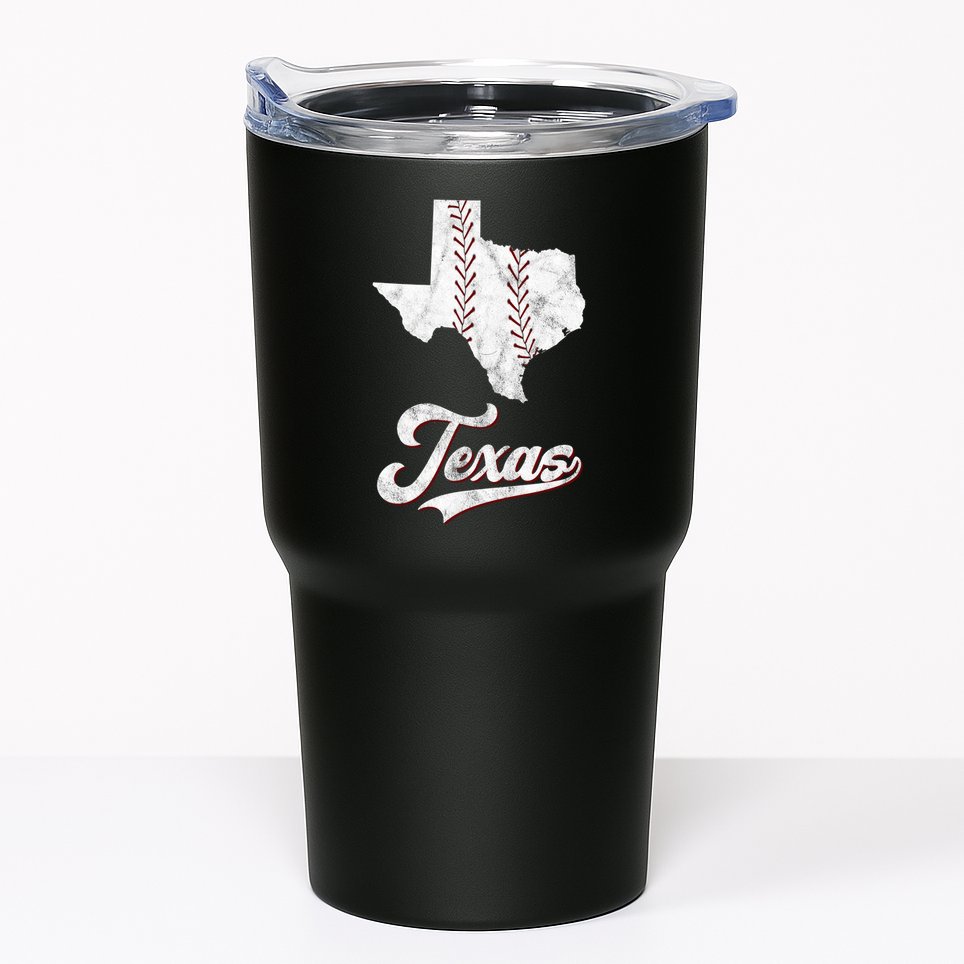 Texas State Baseball Lover Tumbler