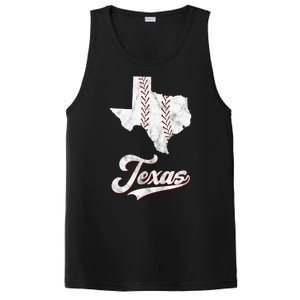 Texas State Baseball Lover PosiCharge Competitor Tank