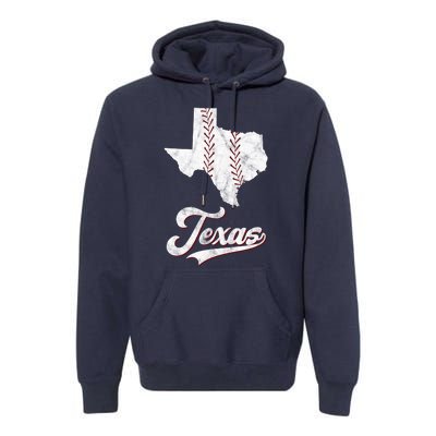 Texas State Baseball Lover Premium Hoodie