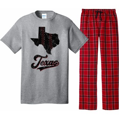 Texas State Baseball Lover Pajama Set