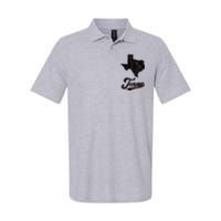 Texas State Baseball Lover Softstyle Adult Sport Polo