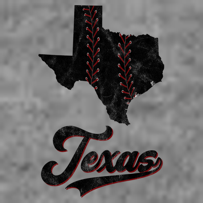 Texas State Baseball Lover Baby Bodysuit