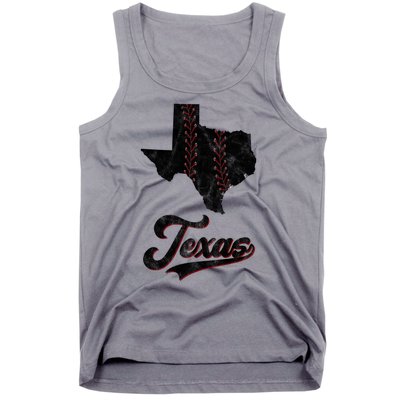 Texas State Baseball Lover Tank Top