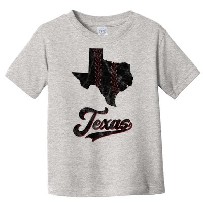 Texas State Baseball Lover Toddler T-Shirt