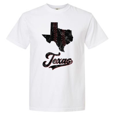 Texas State Baseball Lover Garment-Dyed Heavyweight T-Shirt