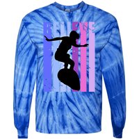 Teen Surfing Birthday Warm Ups Surf Mom Team Gift Tie-Dye Long Sleeve Shirt