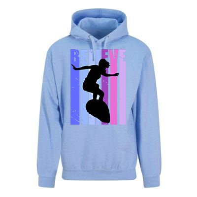 Teen Surfing Birthday Warm Ups Surf Mom Team Gift Unisex Surf Hoodie