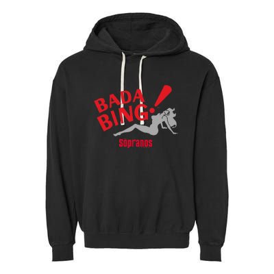 The Sopranos Bada Bing! Adult Garment-Dyed Fleece Hoodie