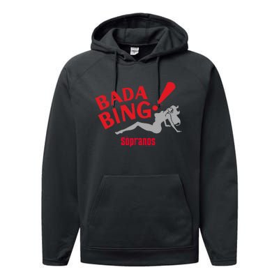 The Sopranos Bada Bing! Adult Performance Fleece Hoodie