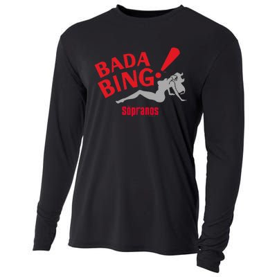 The Sopranos Bada Bing! Adult Cooling Performance Long Sleeve Crew