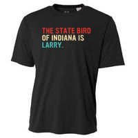 The State Bird Of Indiana Is Larry Vintage Cooling Performance Crew T-Shirt