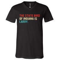 The State Bird Of Indiana Is Larry Vintage V-Neck T-Shirt