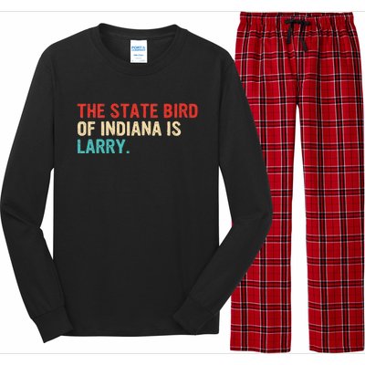 The State Bird Of Indiana Is Larry Vintage Long Sleeve Pajama Set