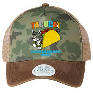 Tacocat Spelled Backwards Is Tacocat Legacy Tie Dye Trucker Hat