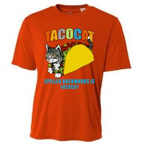 Tacocat Spelled Backwards Is Tacocat Cooling Performance Crew T-Shirt