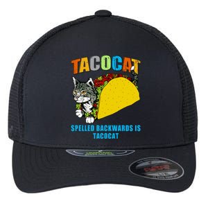 Tacocat Spelled Backwards Is Tacocat Flexfit Unipanel Trucker Cap