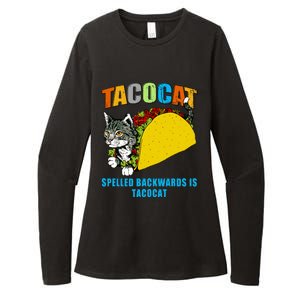 Tacocat Spelled Backwards Is Tacocat Womens CVC Long Sleeve Shirt