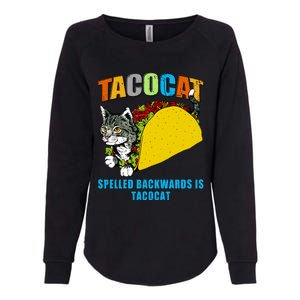 Tacocat Spelled Backwards Is Tacocat Womens California Wash Sweatshirt