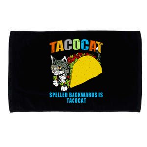 Tacocat Spelled Backwards Is Tacocat Microfiber Hand Towel